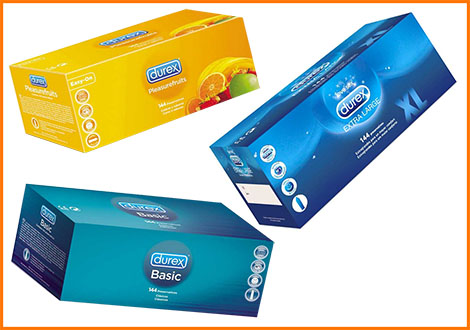 3 Cajas Durex a elegir