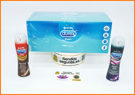 Durex Basic + 2 Lubricantes Durex Play